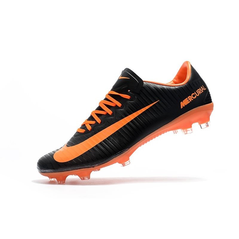 Nike Mercurial Vapor XI FG Soccer Cleats On Sale Orange Black