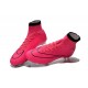 Nike Mercurial Superfly IV FG Soccer Boots - Hyper Pink BlackShoes For Men 