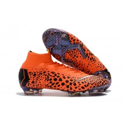 Soccer Shoes For Men - Nike Mercurial Superfly 6 Elite FG CR7 Black Orange White