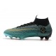 Soccer Shoes For Men - Nike Mercurial Superfly 6 Club Ronaldo FG Clear Jade Metallic Vivid Gol Black
