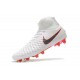 New Nike Shoes - Nike Magista Obra II FG Soccer Boots White Metallic Cool Grey Light Crimson