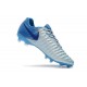 Soccer Shoes For Men Nike Tiempo Legend 7 FG - Silver Blue
