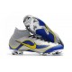 Soccer Shoes For Men - Nike Mercurial Superfly 6 Elite FG Silver Blue Yellow