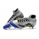 Soccer Shoes For Men - Nike Mercurial Superfly 6 Elite FG Silver Blue Yellow