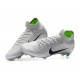 Soccer Shoes For Men - Nike Mercurial Superfly 6 Elite FG Silver Gray