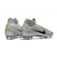 Soccer Shoes For Men - Nike Mercurial Superfly 6 Elite FG Silver Gray