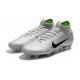 Soccer Shoes For Men - Nike Mercurial Superfly 6 Elite FG Silver Gray