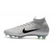 Soccer Shoes For Men - Nike Mercurial Superfly 6 Elite FG Silver Gray