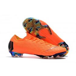 Football Boots for Men - Nike Mercurial Vapor XII 360 Elite FG Total Orange Black Volt