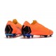 Football Boots for Men - Nike Mercurial Vapor XII 360 Elite FG Total Orange Black Volt