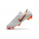 Football Boots for Men - Nike Mercurial Vapor XII 360 Elite FG White Metallic Cool Grey Total Orange