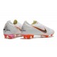 Football Boots for Men - Nike Mercurial Vapor XII 360 Elite FG White Metallic Cool Grey Total Orange