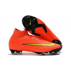 Soccer Shoes For Men - Nike Mercurial Superfly 6 Elite FG Orange Yellow