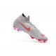 Soccer Shoes For Men - Nike Mercurial Superfly 6 Elite FG Gray Red