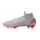 Soccer Shoes For Men - Nike Mercurial Superfly 6 Elite FG Gray Red
