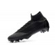Soccer Shoes For Men - Nike Mercurial Superfly 6 Elite FG All Black World Cup