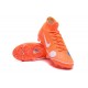 Soccer Shoes For Men - Nike Mercurial Superfly 6 Elite FG Off-White For Nike - Orange White Blue Yellow