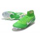 Soccer Shoes For Men - Nike Mercurial Superfly 6 Elite FG Green Silver
