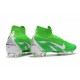 Soccer Shoes For Men - Nike Mercurial Superfly 6 Elite FG Green Silver