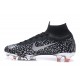 Soccer Shoes For Men - Nike Mercurial Superfly 6 Elite FG CR7 Black Silver