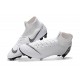 Soccer Shoes For Men - Nike Mercurial Superfly 6 Elite FG White Black