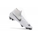 Soccer Shoes For Men - Nike Mercurial Superfly 6 Elite FG White Black