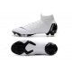Soccer Shoes For Men - Nike Mercurial Superfly 6 Elite FG White Black