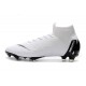 Soccer Shoes For Men - Nike Mercurial Superfly 6 Elite FG White Black
