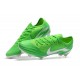 Football Boots for Men - Nike Mercurial Vapor XII 360 Elite FG Green Silver
