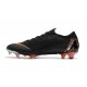 Football Boots for Men - Nike Mercurial Vapor XII 360 Elite FG Black Total Orange White
