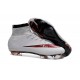 Nike Soccer Shoes - Mercurial Superfly 4 FG Soccer Cleats White Red Black