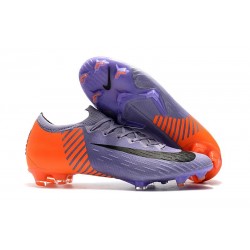 New Men Soccer Shoes Nike Mercurial Vapor XII 360 Elite Firm-Ground Black Green
