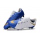 Neymar Soccer Cleats Nike HyperVenom Phantom III FG Blue White Gold