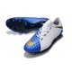 Neymar Soccer Cleats Nike HyperVenom Phantom III FG Blue White Gold