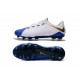 Neymar Soccer Cleats Nike HyperVenom Phantom III FG Blue White Gold