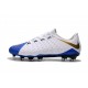Neymar Soccer Cleats Nike HyperVenom Phantom III FG Blue White Gold