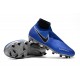 New! Soccer Cleats Nike Phantom Vision Elite DF FG Racer Blue Metallic Silver Black Volt