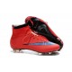 Nike Men's Mercurial Superfly 4 FG Football Cleats Bright Crimson Persian Violet Black