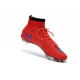 Nike Men's Mercurial Superfly 4 FG Football Cleats Bright Crimson Persian Violet Black