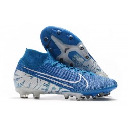Nike Mercurial Superfly 7 Elite AG-PRO Boots New Lights Blue White