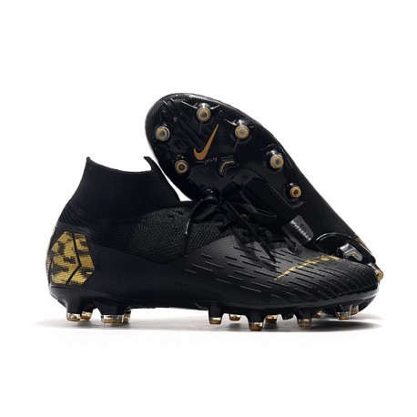 Nike Mercurial Superfly 7 Elite AG-PRO Boots Black Gold