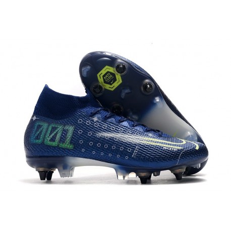 Nike Mercurial Superfly VII Elite SG-PRO AC Blue Void Volt White