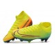 Nike Men's Mercurial Superfly 4 FG Football Cleats Volt Hyper Pink Black