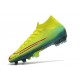 Nike Men's Mercurial Superfly 4 FG Football Cleats Volt Hyper Pink Black