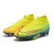 Nike Men's Mercurial Superfly 4 FG Football Cleats Volt Hyper Pink Black