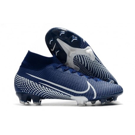 Nike Mercurial Superfly 7 Elite FG Top Cleats Blue White