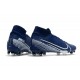 Nike Mercurial Superfly 7 Elite FG Top Cleats Blue White