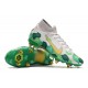 Nike Mercurial Superfly VII Elite SG-PRO AC Mbappe White Green Gold