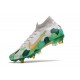 Nike Mercurial Superfly VII Elite SG-PRO AC Mbappe White Green Gold