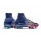 Nike Mercurial Superfly V Tech Craft FG Soccer Cleats Pink Blue White